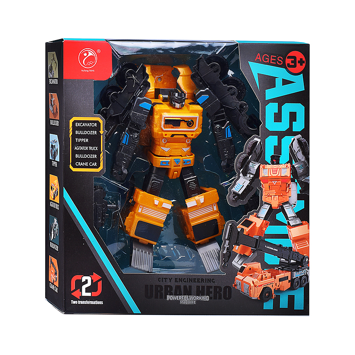 Фото к товару Робот 908-2B6 трансформирующийся в бетономешалку, в коробке Робот 908-2B6 трансформирующийся в бетономешалку, в коробке