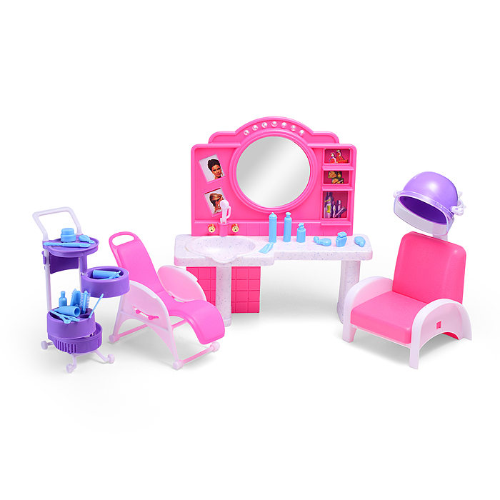 Набор мебели для кукол 96009 "Салон красоты" в коробке 