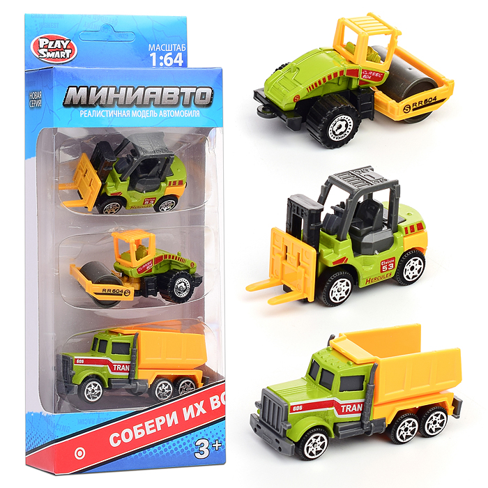 Фото к товару Набор техники 6389-2 "Мини Авто" сельскохозяйственная, в коробке Набор техники 6389-2 "Мини Авто" сельскохозяйственная, в коробке