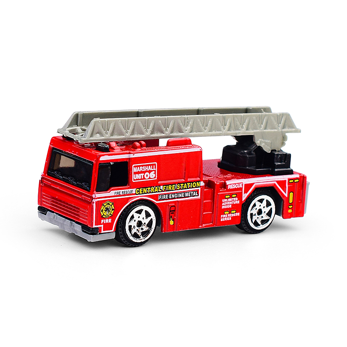 Набор техники 6389-4 "Мини Авто" пожарные спасатели, в коробке