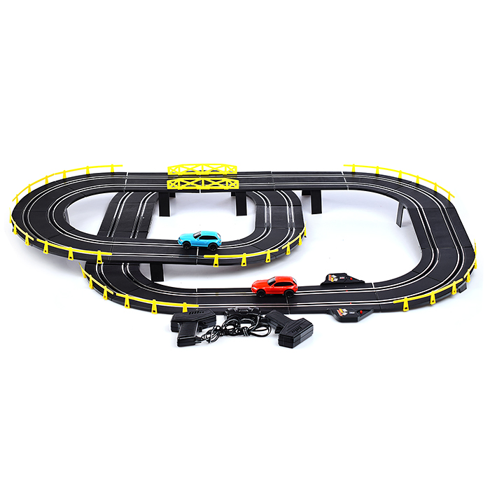 Автотрек 0821 "Параллельные гонки" (584 см.) в коробке
