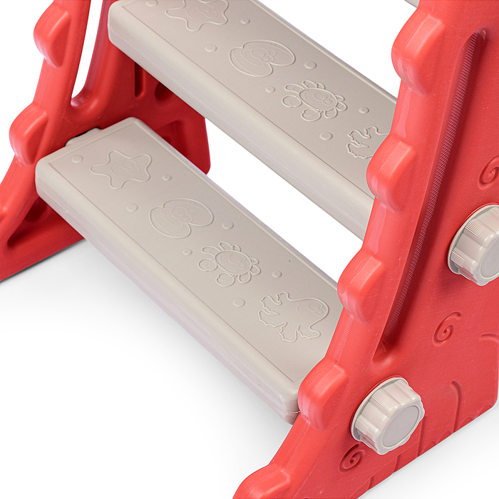 Фото к товару Горка детская UT0107 "Динозаврик" (цвет красный) Горка детская UT0107 "Динозаврик" (цвет красный)