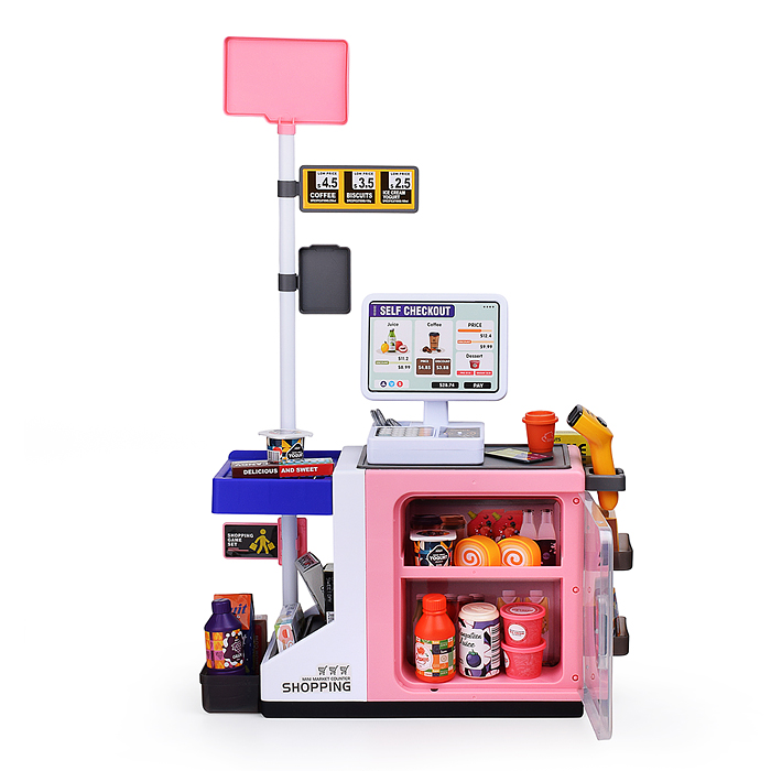Игровой набор супермаркет 668-171 "Дорожный магазин" (46 предметов) в коробке