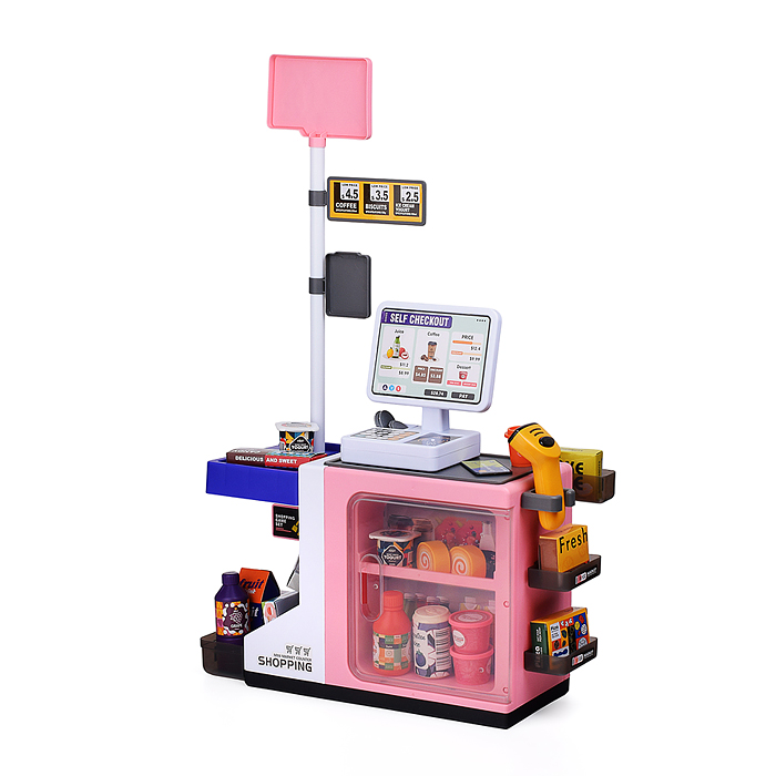 Игровой набор супермаркет 668-171 "Дорожный магазин" (46 предметов) в коробке