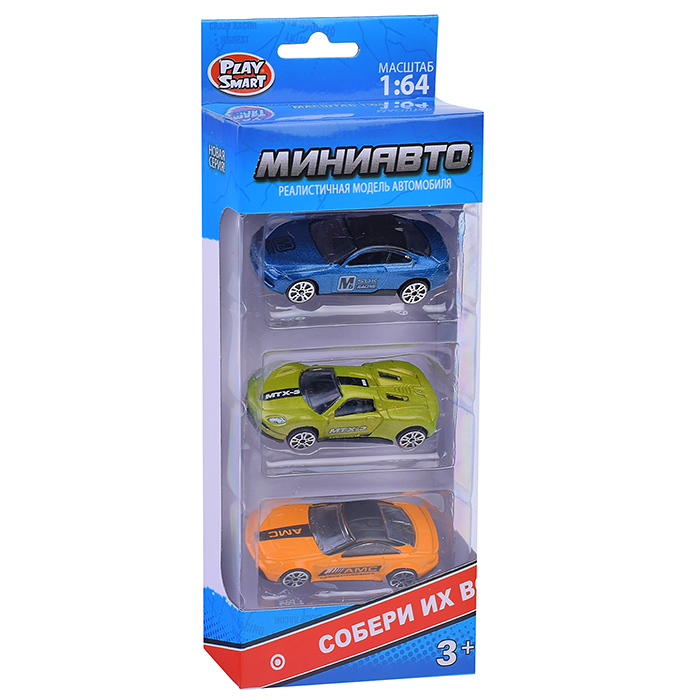 Набор машин 6389-A "СпортСити" в коробке