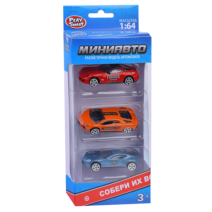 Набор машин 6389-A "СпортСити" в коробке
