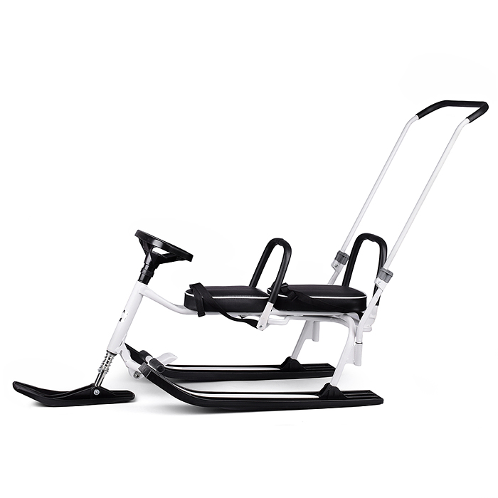 Игрушка Снегокат детский 505 "TWINS BABY PUSH" для двоих (Белый)