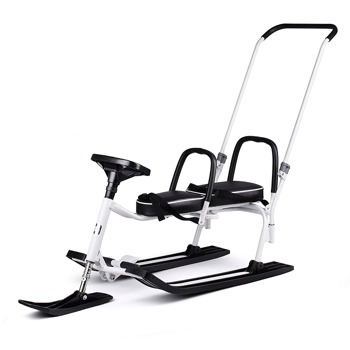 Игрушка Снегокат детский 505 "TWINS BABY PUSH" для двоих (Белый)