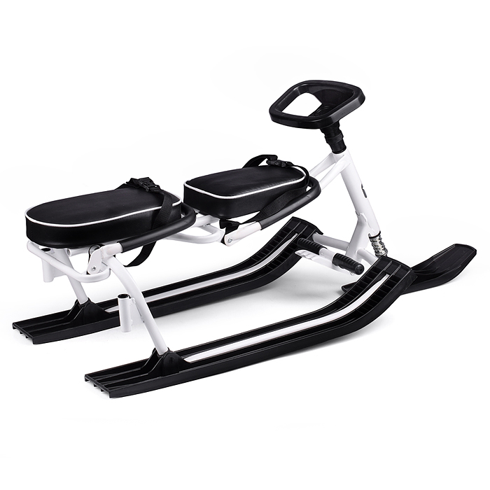 Игрушка Снегокат детский 505 "TWINS BABY PUSH" для двоих (Белый)