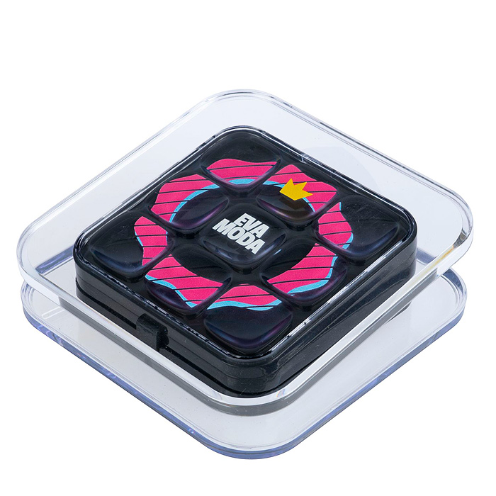 Набор детской декор. косметики Eva Moda, BOX 14х14х4,5 см; тени для век-4шт.(3,84г), блеск 