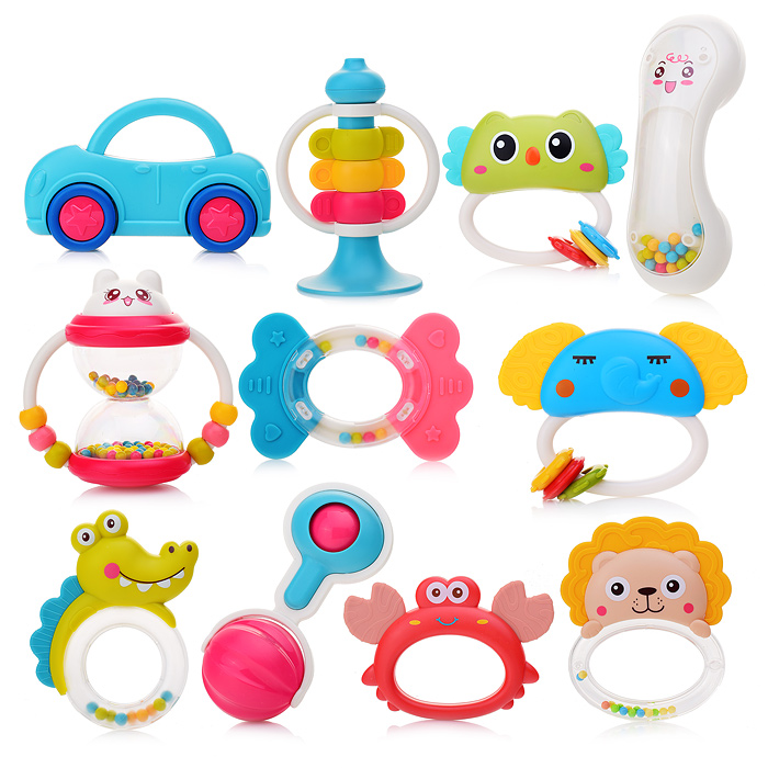 Фото к товару Набор погремушек 608-85 в коробке Набор погремушек 608-85 в коробке