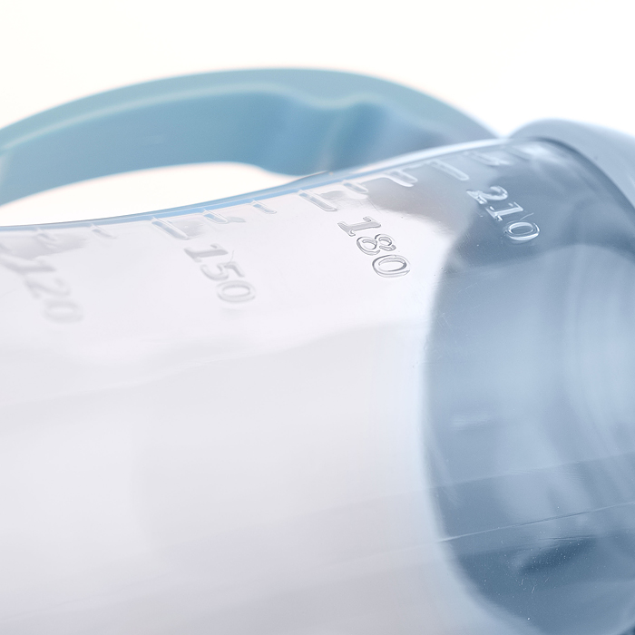 Фото к товару Бутылочка для кормления с соской и ручками, талия 250 мл, в ассорти. Бутылочка для кормления с соской и ручками, талия 250 мл, в ассорти.