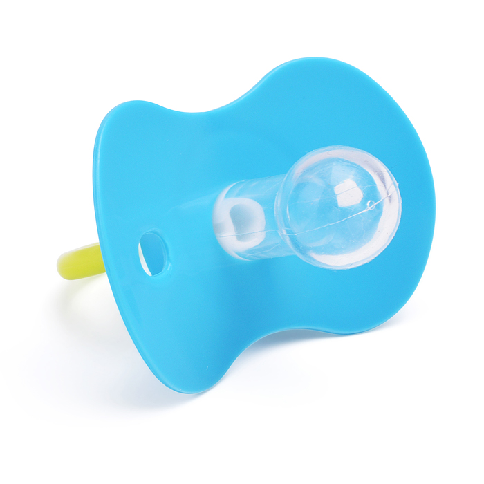 Соска-пустышка силиконовая классическая, нагубник-бабочка, с прищепкой "Африка" ассорти, 0+