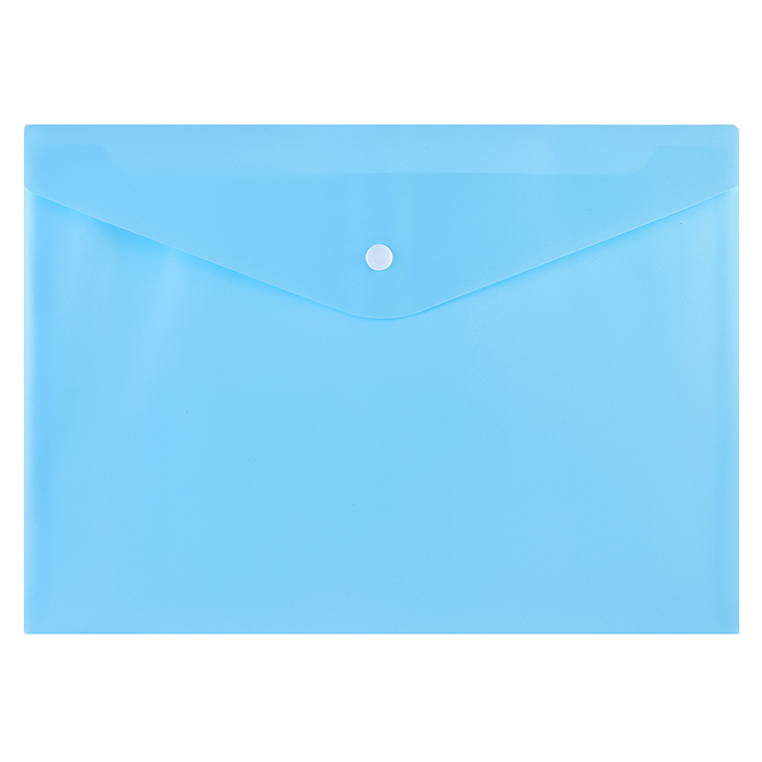 Папка-конверт на кнопке "Pastel" A4 (330x235 мм) 180 мкм, непрозрачная, 5 пастельных цветов