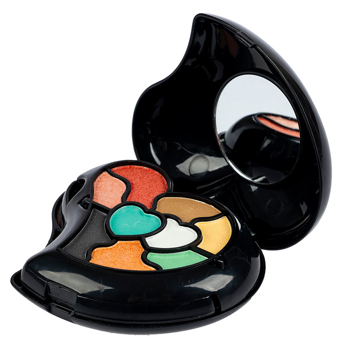 Набор детской декор. косметики Eva Moda, BOX 11,7х10,5х4,3 см; тени для век-14 шт.(11,62г),