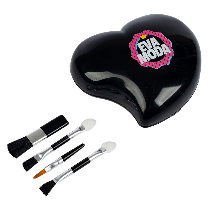 Набор детской декор. косметики Eva Moda, BOX 11,7х10,5х4,3 см; тени для век-14 шт.(11,62г),