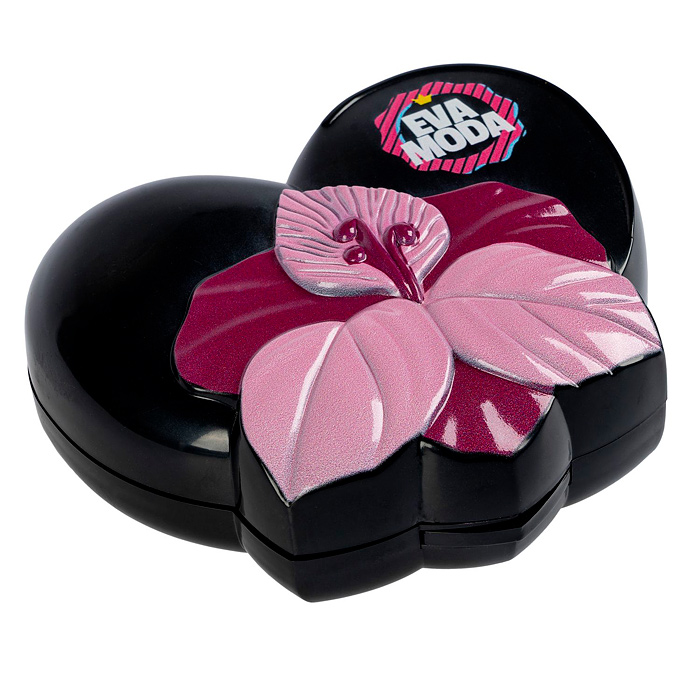 Набор детской декор. косметики Eva Moda, BOX 16,5х12,5х4,5 см; тени для век-17шт.(12,48г), 