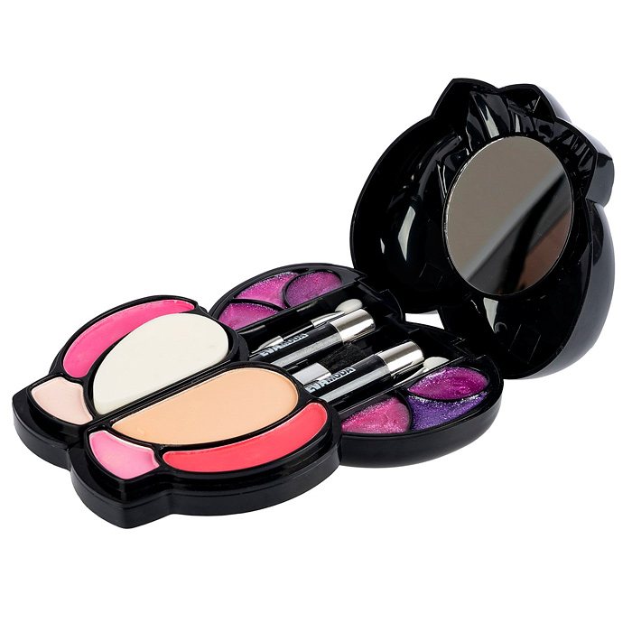 Набор детской декор. косметики Eva Moda, BOX 16,5х12,5х4,5 см; тени для век-17шт.(12,48г), 