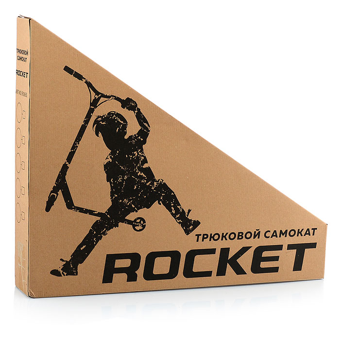Фото к товару Самокат трюковый ROCKET,колеса PU/алюминий 100 мм,ABEC 7 Самокат трюковый ROCKET,колеса PU/алюминий 100 мм,ABEC 7
