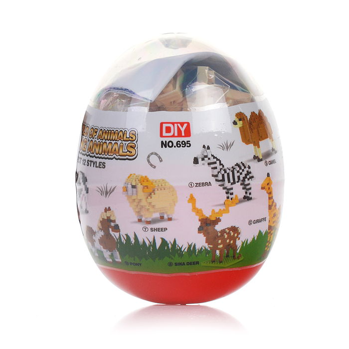 Конструктор 695 "Фигурки: Животные" в коробке