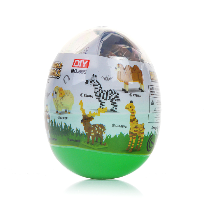 Конструктор 695 "Фигурки: Животные" в коробке