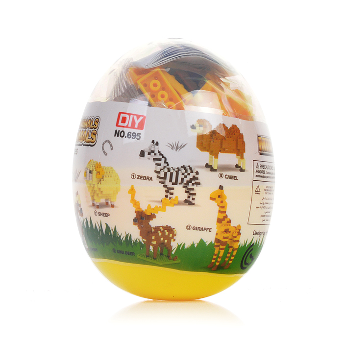 Конструктор 695 "Фигурки: Животные" в коробке