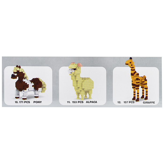 Конструктор 695 "Фигурки: Животные" в коробке