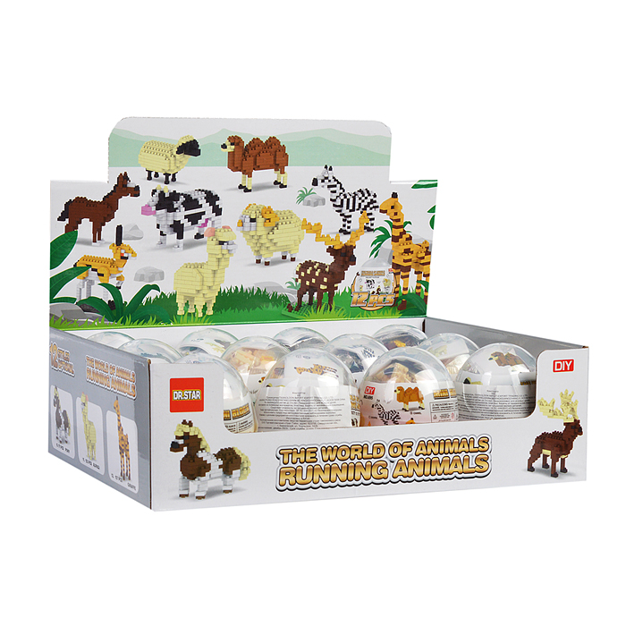 Конструктор 695 "Фигурки: Животные" в коробке