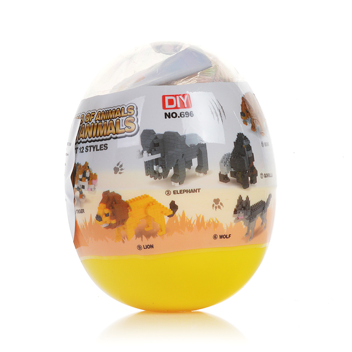 Конструктор 696 "Фигурки: Царство животных" в коробке