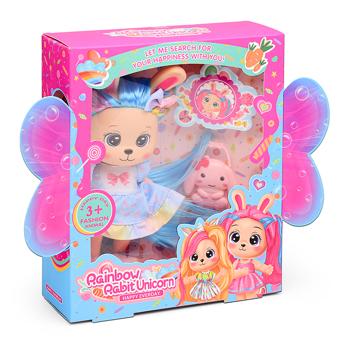 Кукла-зайчик GN0709-3 "Сандра" в коробке