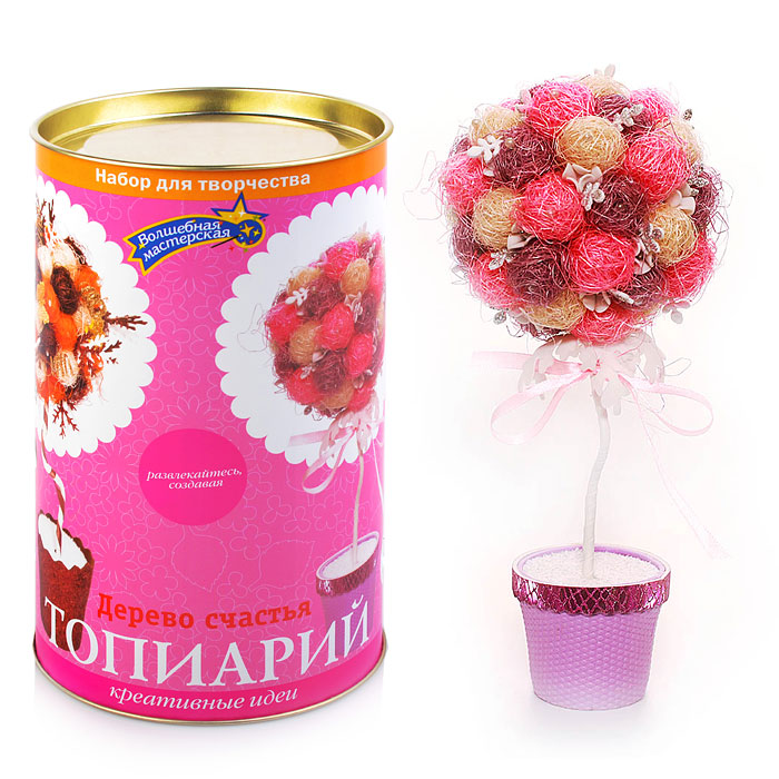 Набор для творчества топиарий "Розовое чудо" Набор для творчества топиарий "Розовое чудо"