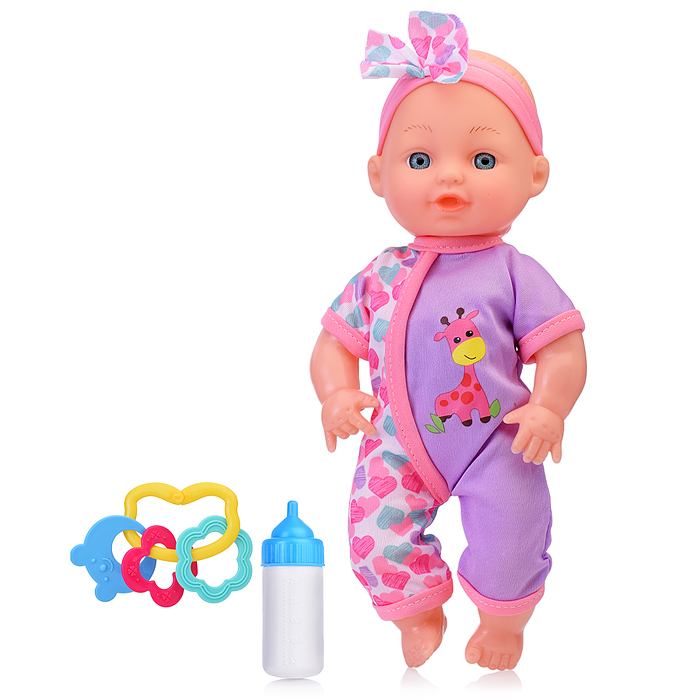 Пупс UT0139-3 "Мой пупсик" Оленька с аксессуарами, в пакете Пупс UT0139-3 "Мой пупсик" Оленька с аксессуарами, в пакете