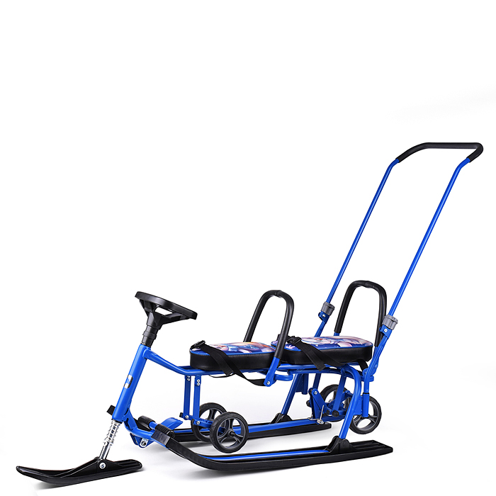 Игрушка Снегокат детский 507 "TWINS BABY Wheel" для двоих (Пингвинчики)