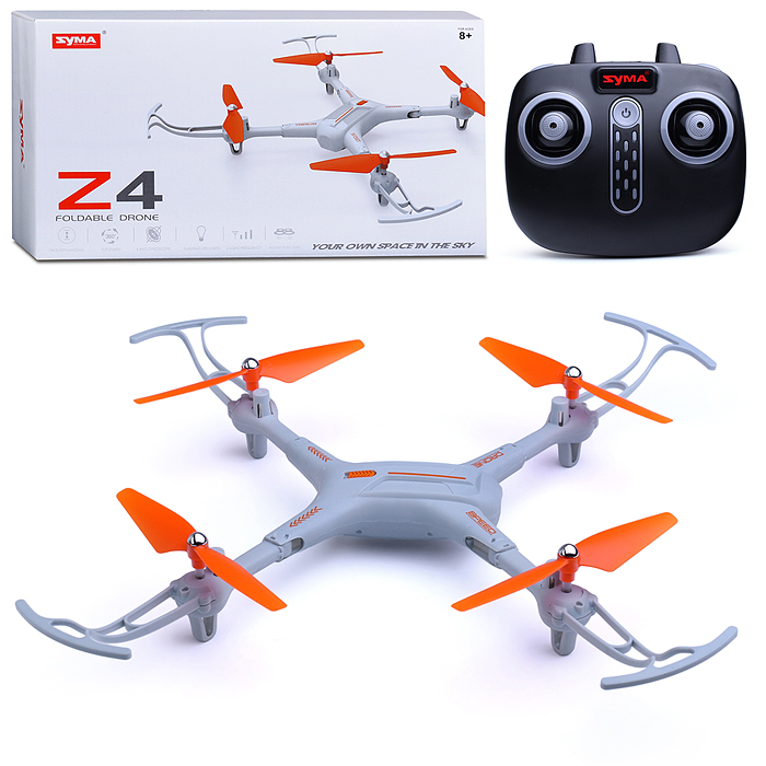 Квадрокоптер Z4 "Дрон" на р/у, 27 MHz, в коробке