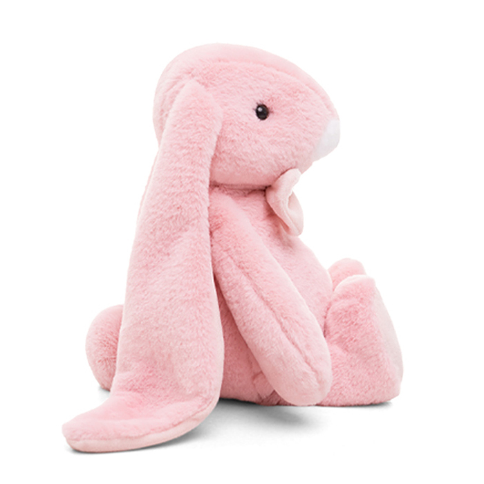 Зайчик Зак, 28см сидя, пудровый