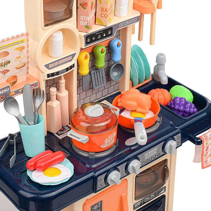 Фото к товару Игровой набор кухня MJL-803 "Любимая кухня" цвет синий, в коробке Игровой набор кухня MJL-803 "Любимая кухня" цвет синий, в коробке