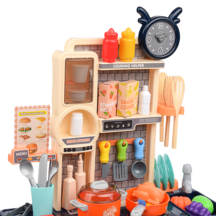 Фото к товару Игровой набор кухня MJL-803 "Любимая кухня" цвет синий, в коробке Игровой набор кухня MJL-803 "Любимая кухня" цвет синий, в коробке