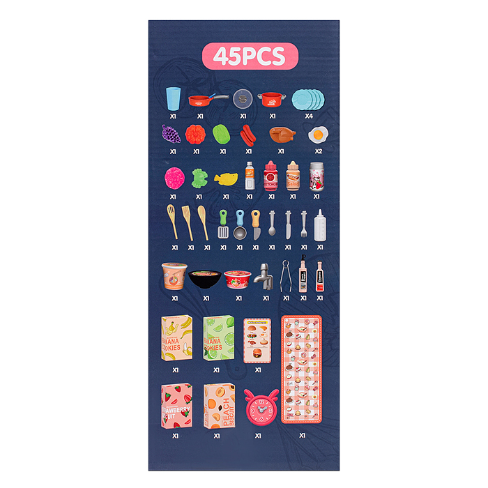 Фото к товару Игровой набор кухня MJL-803 "Любимая кухня" цвет синий, в коробке Игровой набор кухня MJL-803 "Любимая кухня" цвет синий, в коробке