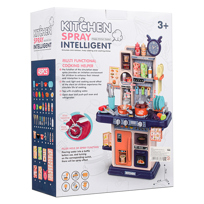 Фото к товару Игровой набор кухня MJL-803 "Любимая кухня" цвет розовый, в коробке Игровой набор кухня MJL-803 "Любимая кухня" цвет розовый, в коробке