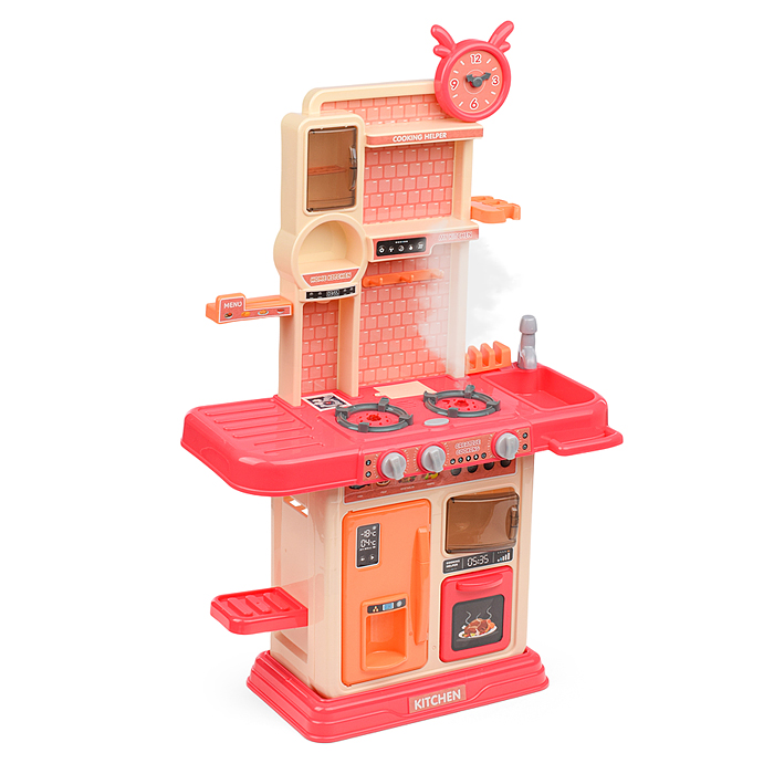 Фото к товару Игровой набор кухня MJL-803 "Любимая кухня" цвет розовый, в коробке Игровой набор кухня MJL-803 "Любимая кухня" цвет розовый, в коробке