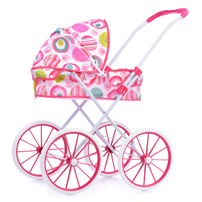 Коляска для куклы LM920-13 лежачая, с сумкой, в пакете