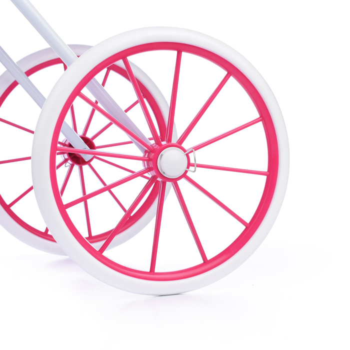 Коляска для куклы LM920-13 лежачая, с сумкой, в пакете