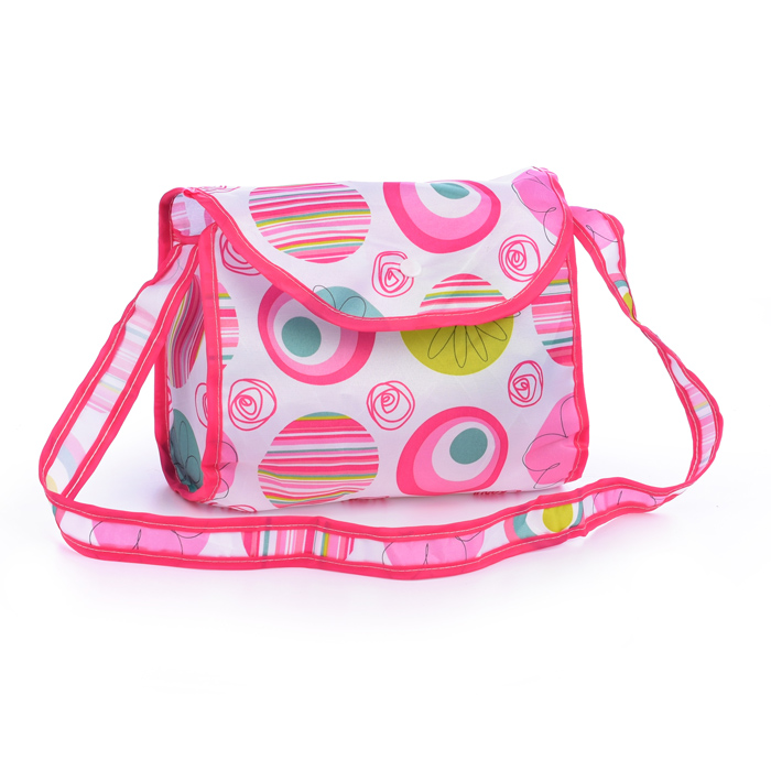 Коляска для куклы LM920-13 лежачая, с сумкой, в пакете