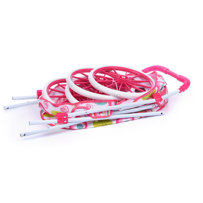 Коляска для куклы LM920-13 лежачая, с сумкой, в пакете