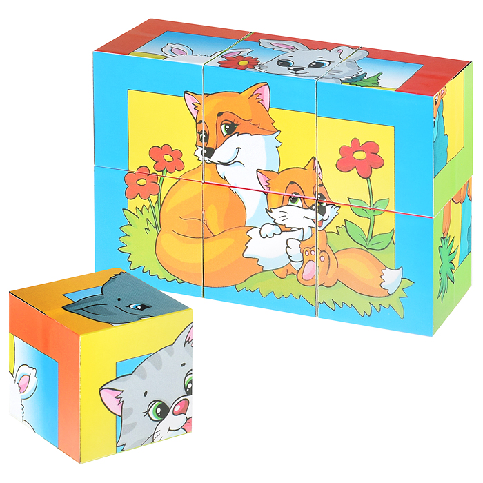 Кубики (6 куб) "Мама и я" Кубики (6 куб) "Мама и я"