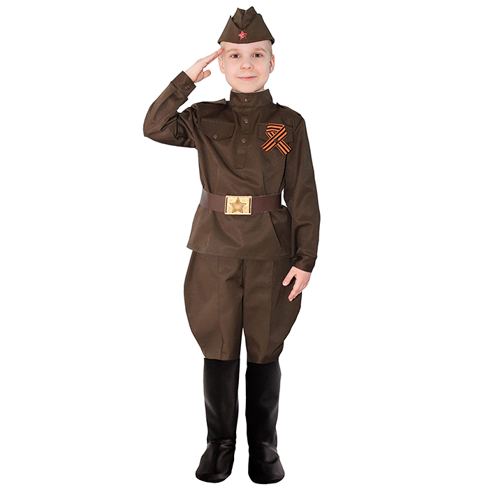 Комплект для мальчиков модель "Солдат" р-р 128