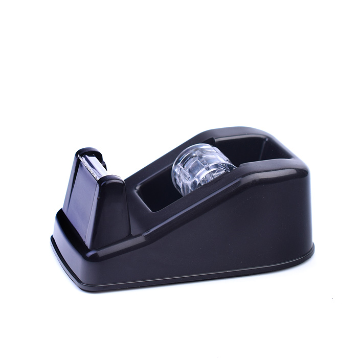 Диспенсер для канцелярской клейкой ленты пластиковый, настольный, размер 10,5x6x4,5 см, дл