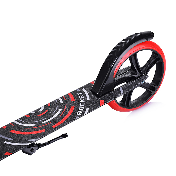 Фото к товару Самокат 2-х колесный ROCKET,колеса PU/ 200 мм, ABEC 7, красный Самокат 2-х колесный ROCKET,колеса PU/ 200 мм, ABEC 7, красный