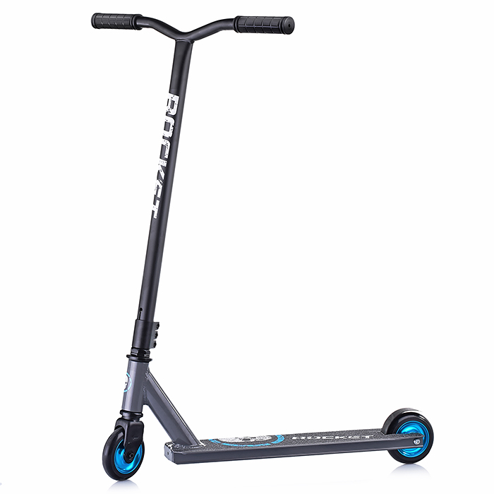 Фото к товару Самокат трюковый ROCKET, колеса PU/алюминий 100 мм,ABEC 7 Самокат трюковый ROCKET, колеса PU/алюминий 100 мм,ABEC 7