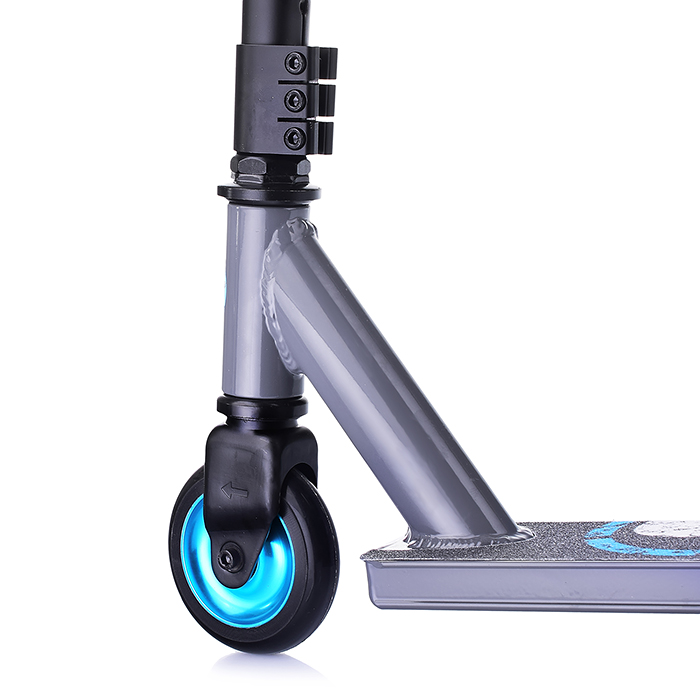 Фото к товару Самокат трюковый ROCKET, колеса PU/алюминий 100 мм,ABEC 7 Самокат трюковый ROCKET, колеса PU/алюминий 100 мм,ABEC 7